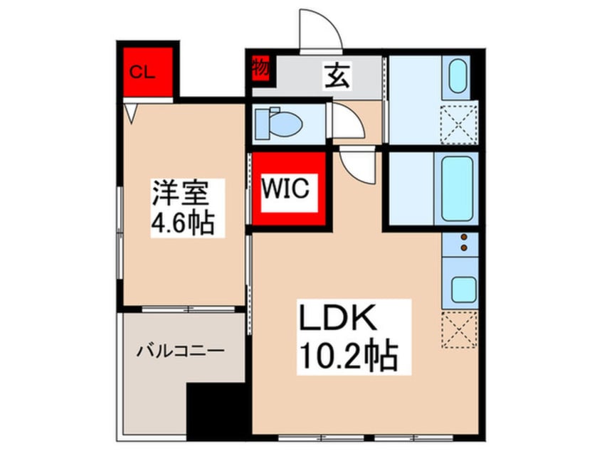 間取図 ウィステリア　エス　上野