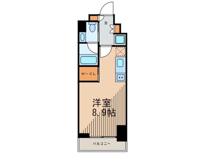 間取図 パークハビオ飯田橋