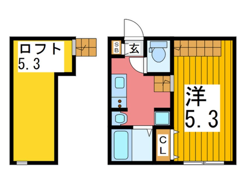 間取図 ＲＩＺＥＳＴ北越谷