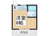 ピュアハイツ 1Rの間取り