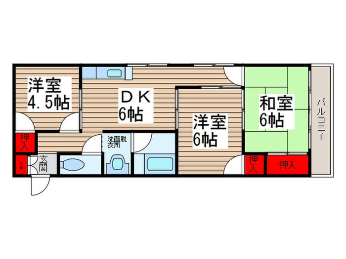 間取り図 第二スカイハイツ
