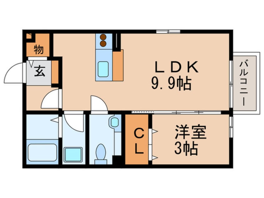 間取図 モナリエ