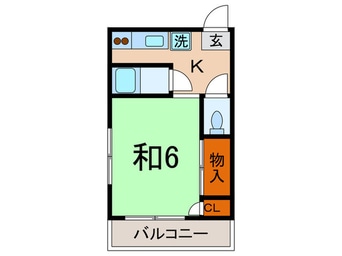 間取図 串田ビル（４０２）
