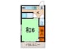 串田ビル（４０２） 1Kの間取り