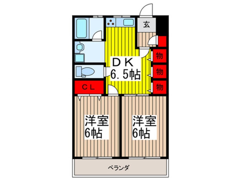 間取図 領家コープマンション