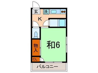 間取図 串田ビル（４０３）