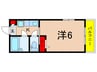 オーフラット 1Kの間取り
