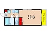 オーフラット 1Kの間取り