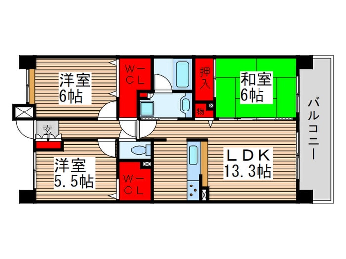 間取り図 ＩＮＳＵＲＡＮＣＥＢＬＤＧ．Ⅷ