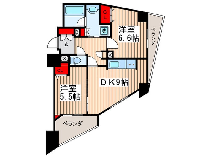 間取り図 ライオンズシティ武蔵関