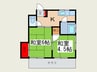 ハイツ福田 2Kの間取り