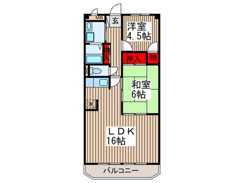 間取図 グランパレスダイトー