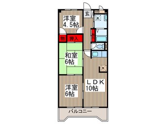 間取図 グランパレスダイトー