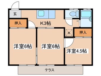 間取図 平成ハイツ１号棟