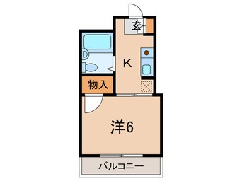 間取図 第２ハイツ桐原