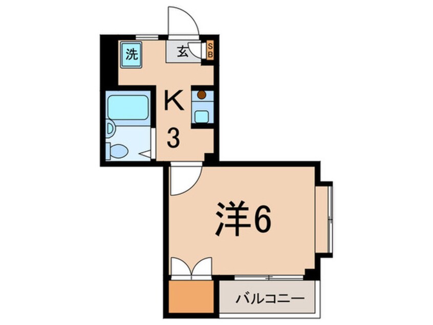 間取図 第２ハイツ桐原
