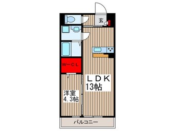 間取図 リブリ・吉川 河口コーポ2