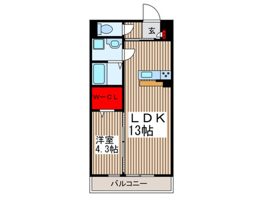 間取図 リブリ・吉川 河口コーポ2