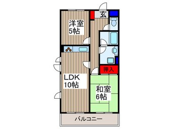 間取図 グリ－ンプラザ所沢