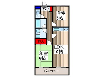 間取図 グリ－ンプラザ所沢