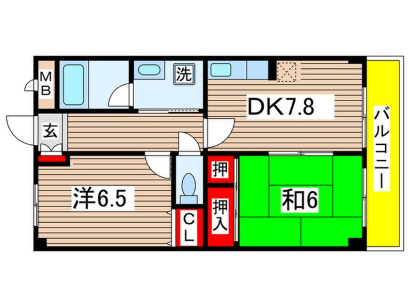 間取図 グランドウィンズⅢ