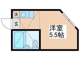 間取図 シャトウ河辺