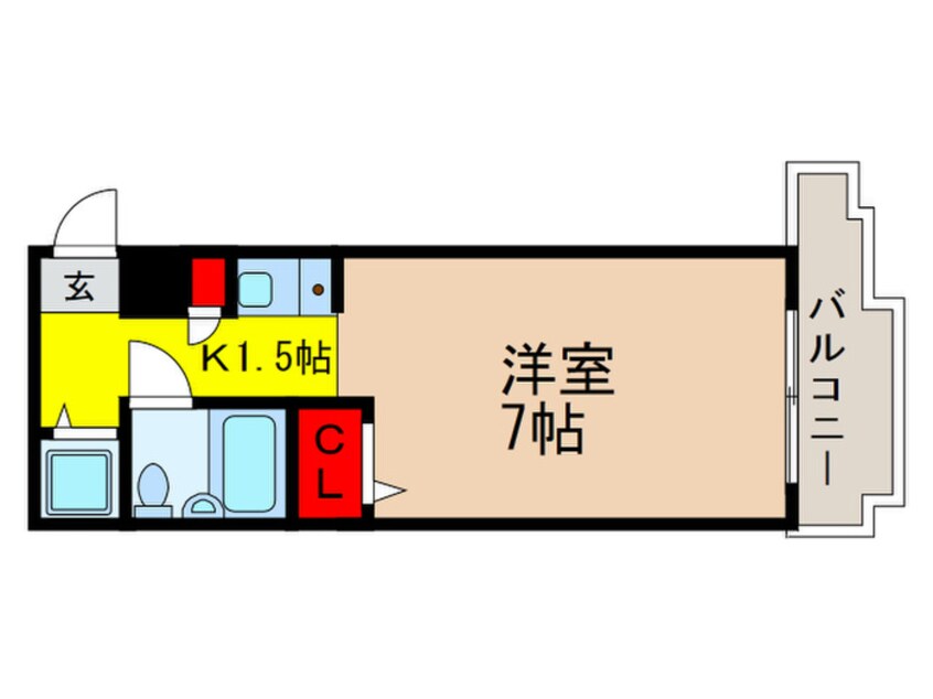 間取図 ライフポイント方南町