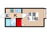 リーベル綾瀬Ａ棟 1Kの間取り