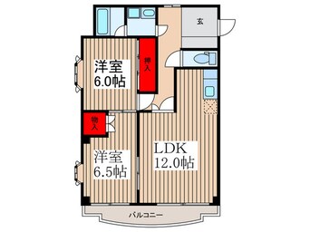 間取図 コンフォート川越富士見町