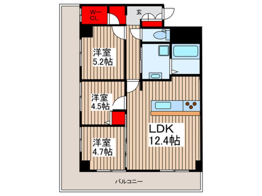 間取図 南浦和パインマンション