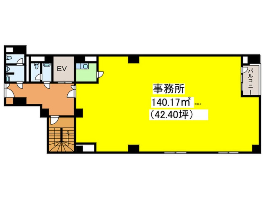 間取図 オーイズミ東上野ビル西館