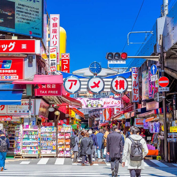 上野アメ横商店街(ショッピングセンター/アウトレットモール)まで550m オーイズミ東上野ビル西館