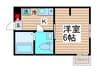 コンフォルト柏 1Kの間取り