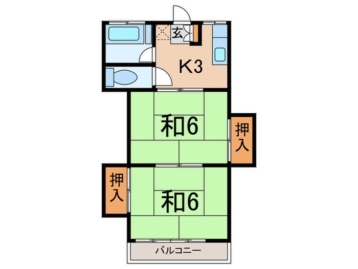 間取り図 ハイツ大和田