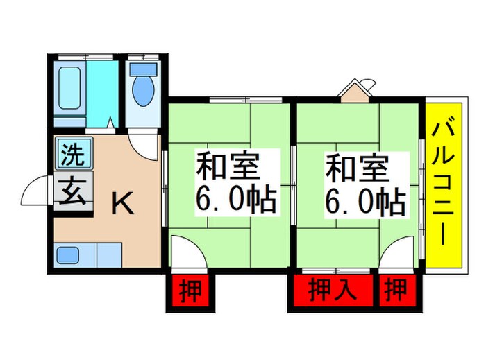 間取り図 ハイツ大和田