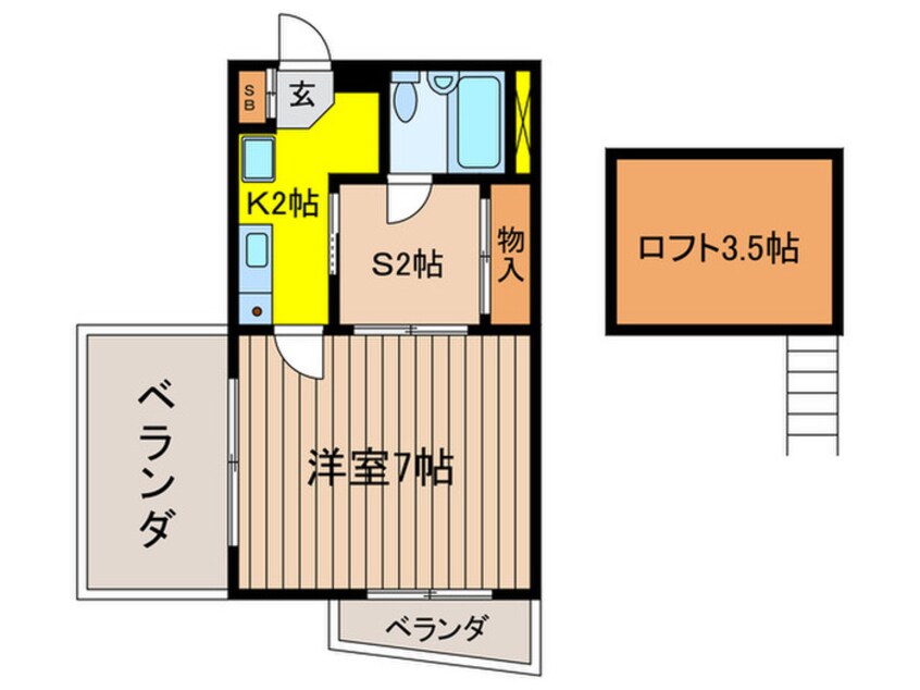 間取図 メゾンKS