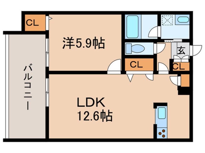 間取図 heritage八雲