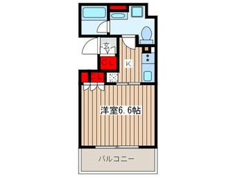 間取図 ﾊﾟｰｸｱｸｼｽ浅草・田原町