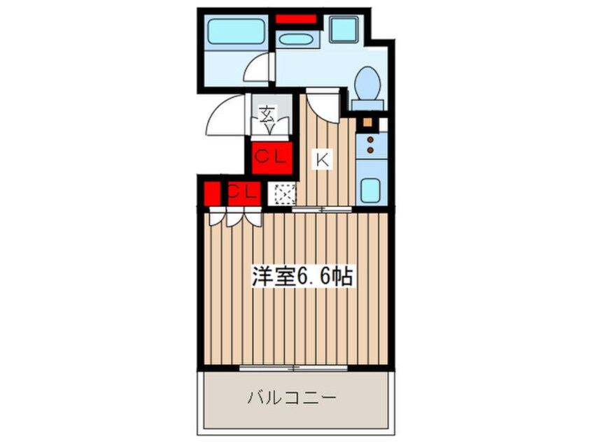 間取図 ﾊﾟｰｸｱｸｼｽ浅草・田原町