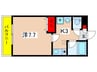 エクセル百合丘 1Kの間取り