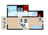 フェリーチェ 1Rの間取り