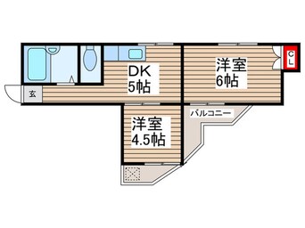 間取図 エメラルドハイム平和台