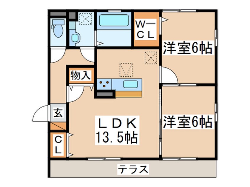 間取図 相武ガーデンコート