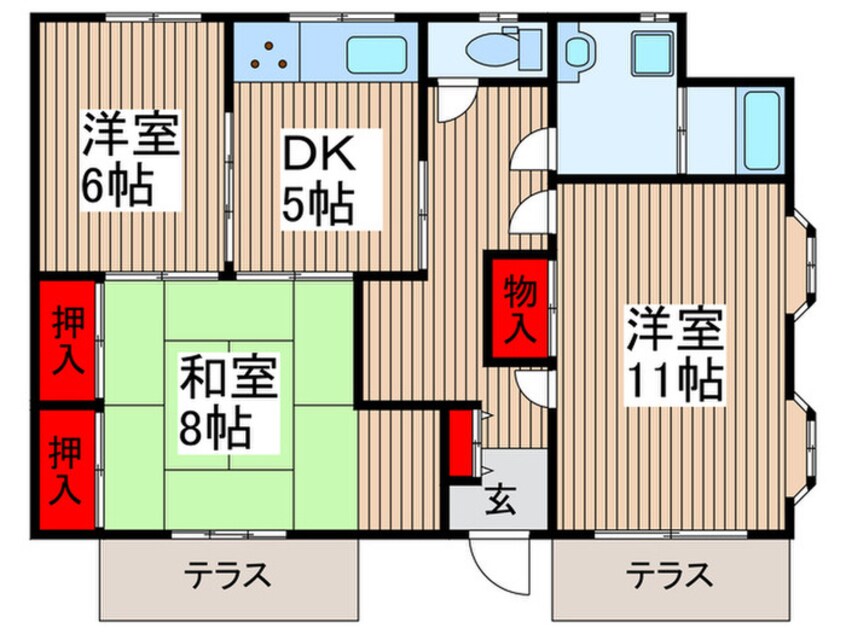 間取図 メゾンボヌール