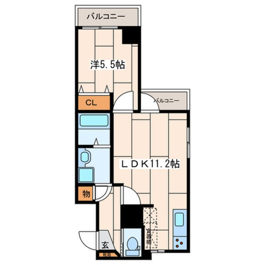 間取図 Ｓ．Ｃｏｕｒｔ町田