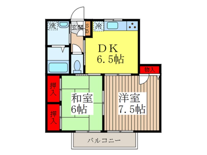 間取図 グランシャリオ