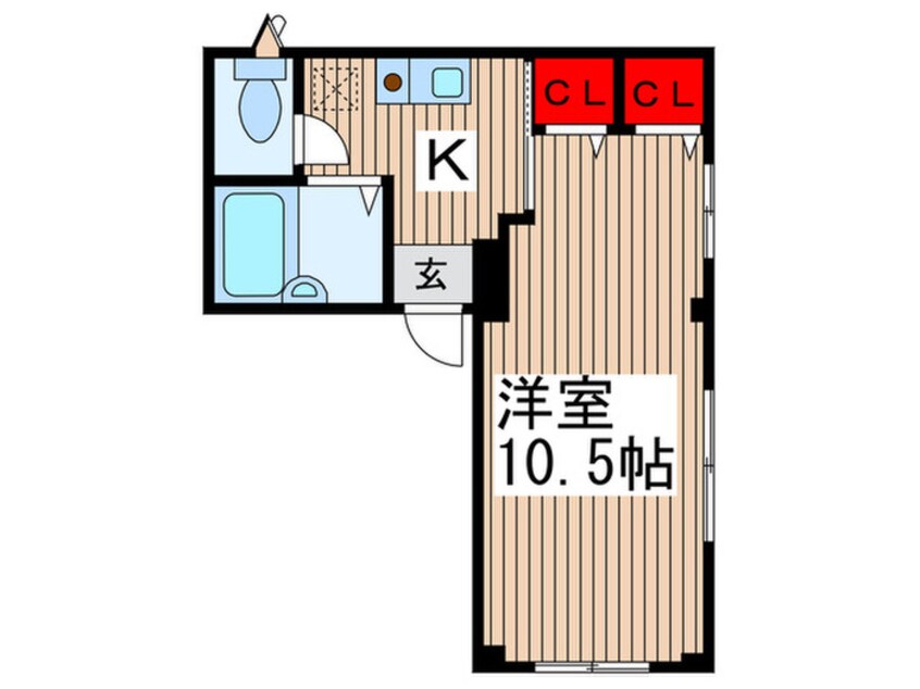 間取図 メゾンＩ・Ｂ