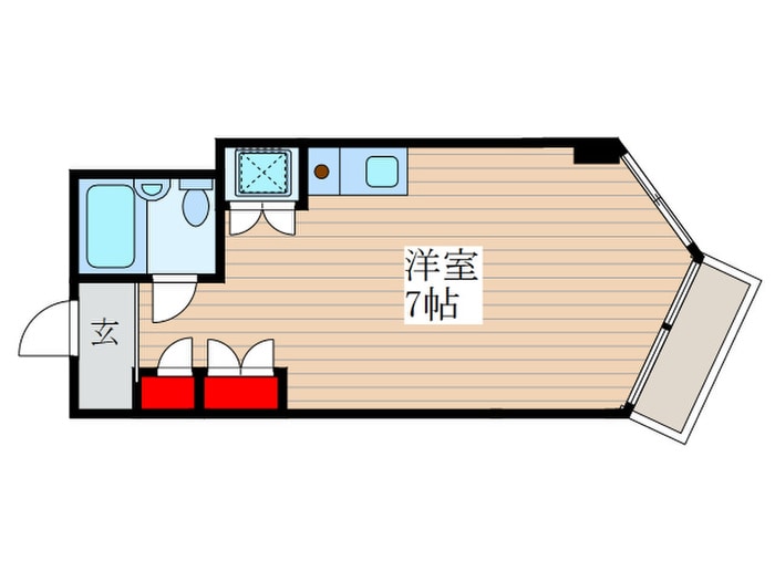 間取り図 三越東中野マンション(１－１２)