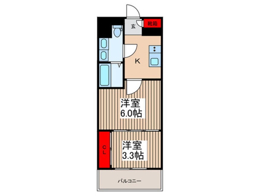 間取図 アクシーズタワー浦和岸町Ⅲ