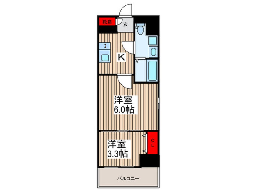 間取図 アクシーズタワー浦和岸町Ⅲ